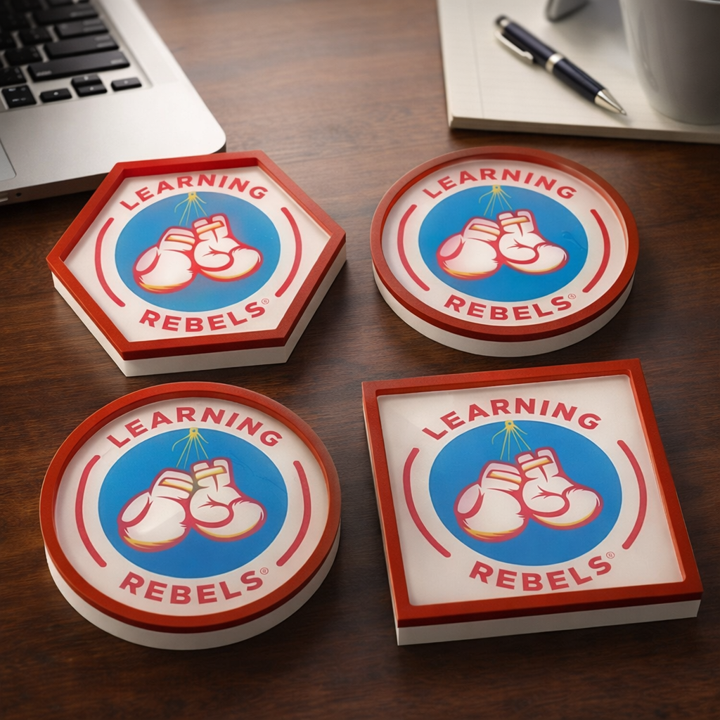 Customizable Resin Coasters