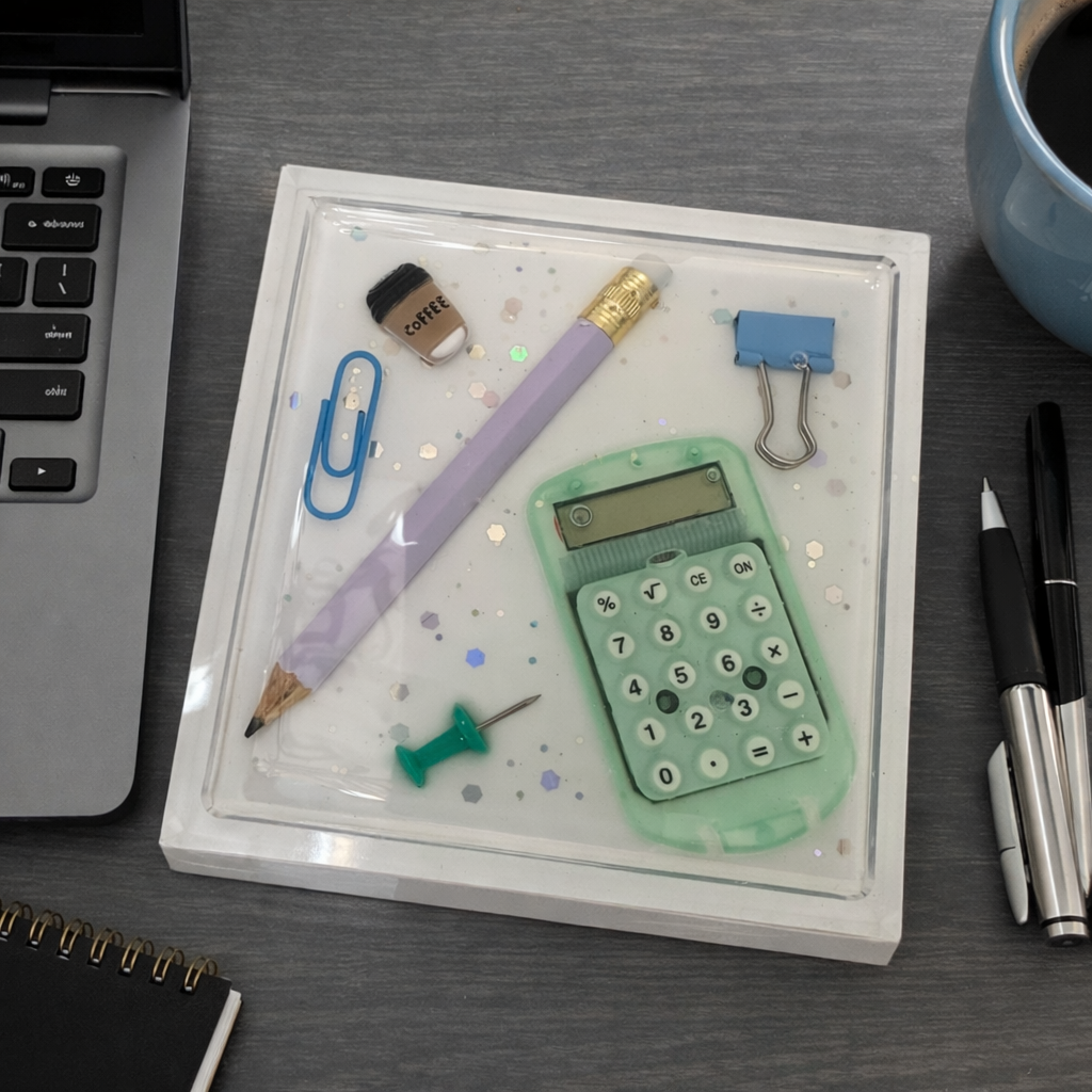 Customizable Resin Coasters